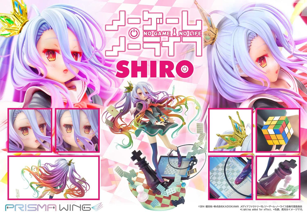Prime 1 Studio Prisma Wing Shiro Figure 1/7 Scale No Game No Life Collectible