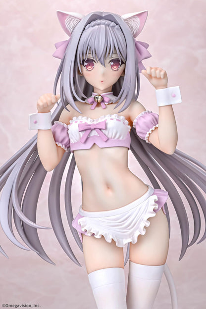 Q-Six Luna Sakurakouji Cat Eared Maid Cherry Blossom 1/6 Figure Japan- Japan Figure Store - #1 Bring To You The Best Japanese Goods