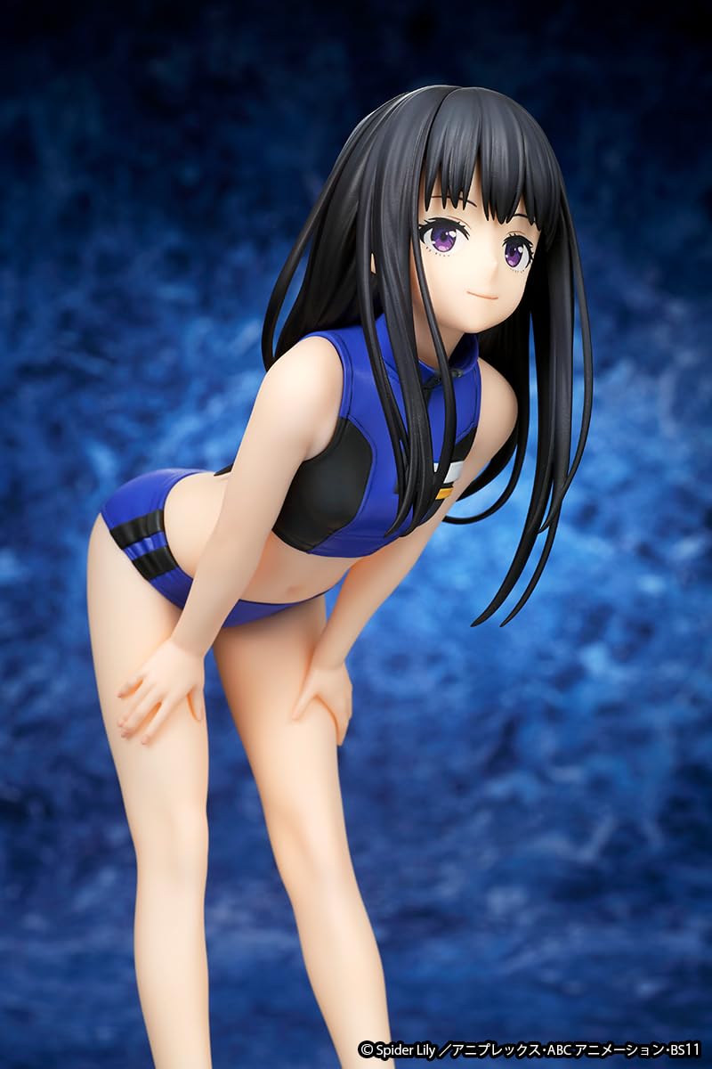 Figurine à l'échelle 1/7 de Takina Inoue en tenue d'entraînement du manga et anime Licorice Recoil de Quesq.