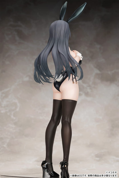 B'Full Black Bunny Kouhai-Chan Mask Ver. Figure 1/7 Scale Japan Ikomochi- Japan Figure Store - #1 Bring To You The Best Japanese Goods
