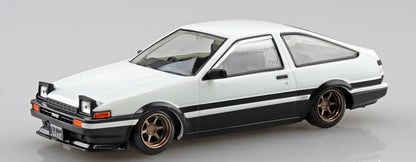 Aoshima Rakupla Snap Kit Toyota Sprinter Trueno High-Tech Two-Tone- Japan Figure Store - #1 Bring To You The Best Japanese Goods