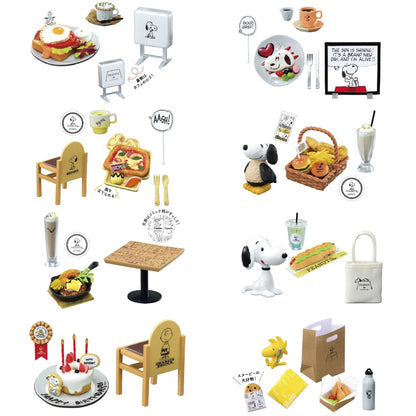 Re-Ment Peanuts Snoopy Cafe Figure PVC ABS 115mm X 70mm X 60mm