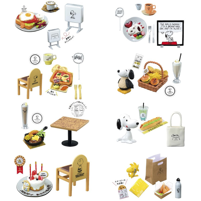 Re-Ment Peanuts Snoopy Cafe Figure PVC ABS 115mm X 70mm X 60mm