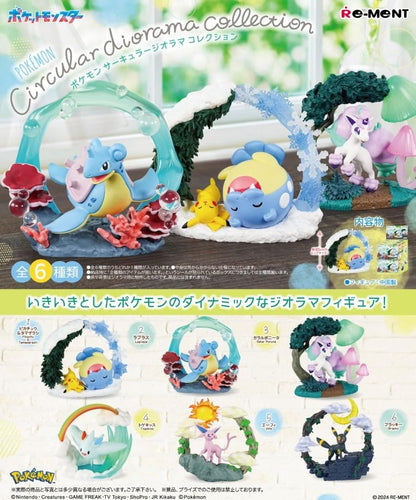 Re-Ment Collection de dioramas Pokémon, boîte H100 L140 P60mm PVC ABS