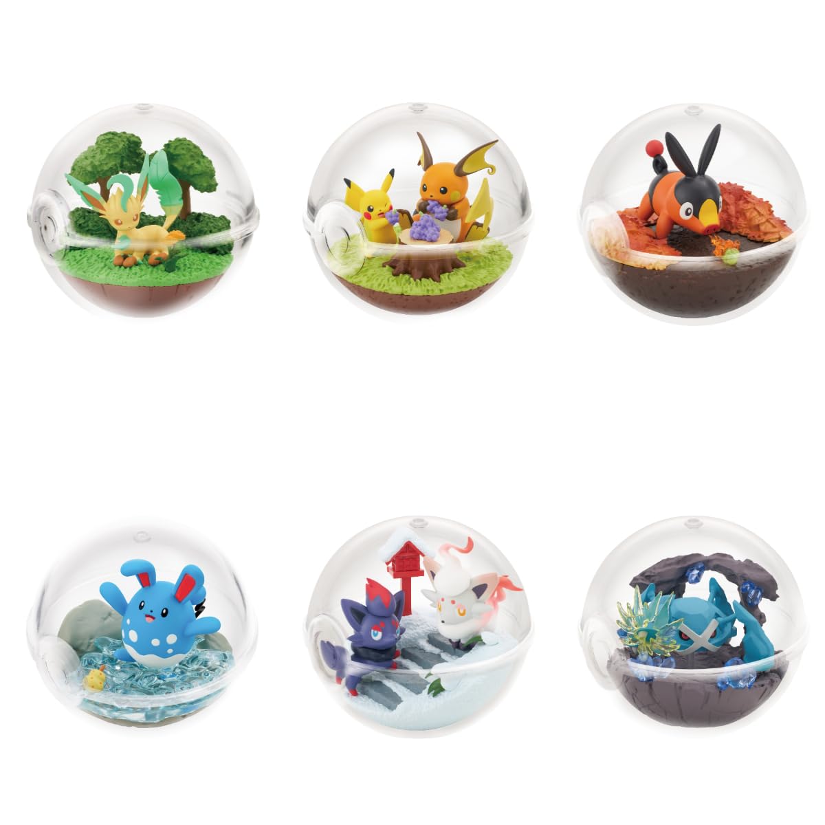 Re-Ment Pokemon Terrarium Collection 14 Box PVC ABS Acrylic 100x70x70mm