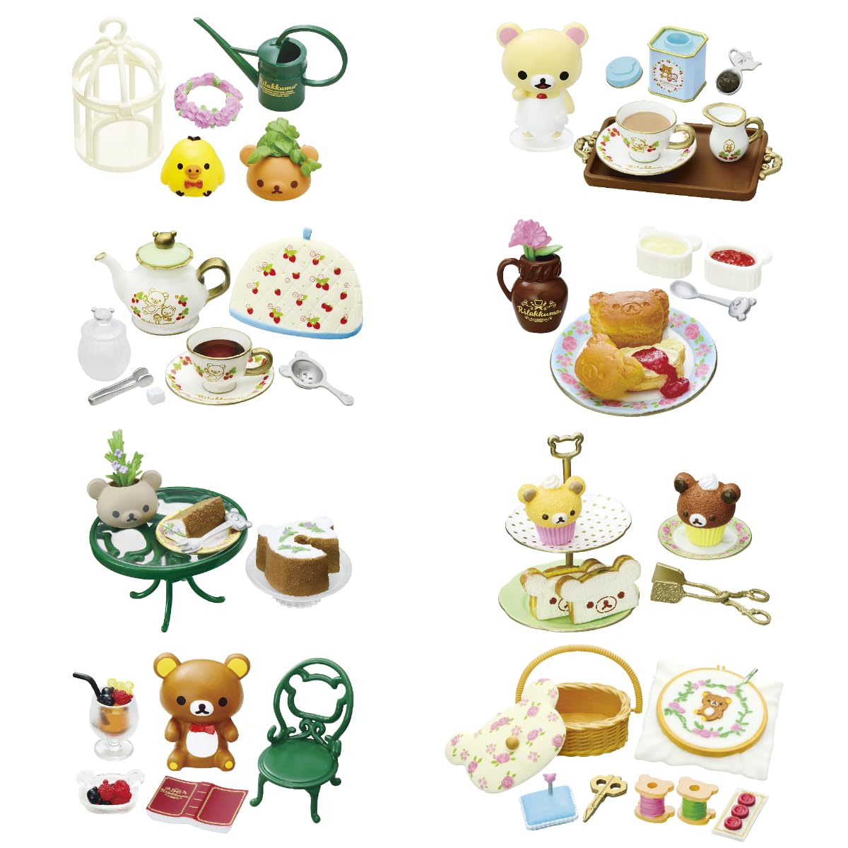 Re-Ment Rilakkuma British Tea Time Complete Set Figure Japan Official- Japan Figure Store - #1 Bring To You The Best Japanese Goods