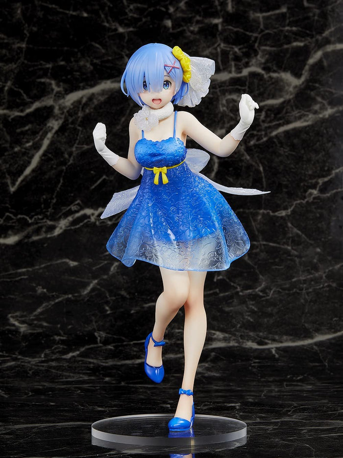 Taito Re:Zero Rem Clear Dress Ver Precious Figure Collectible