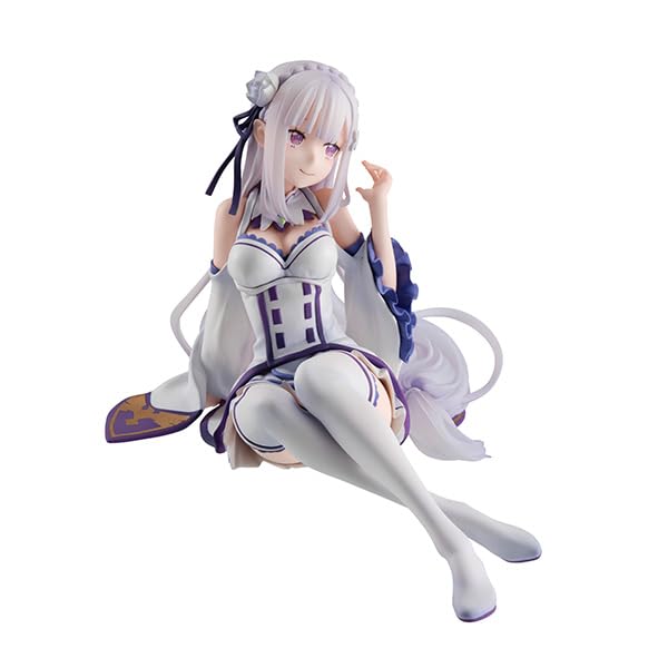 Megahouse Re:Zero Emilia Figure - Melty Princess Tenohira Edition- Japan Figure Store - #1 Bring To You The Best Japanese Goods