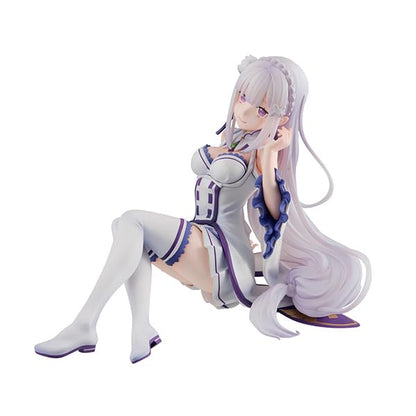 Megahouse Re:Zero Emilia Figure - Melty Princess Tenohira Edition- Japan Figure Store - #1 Bring To You The Best Japanese Goods