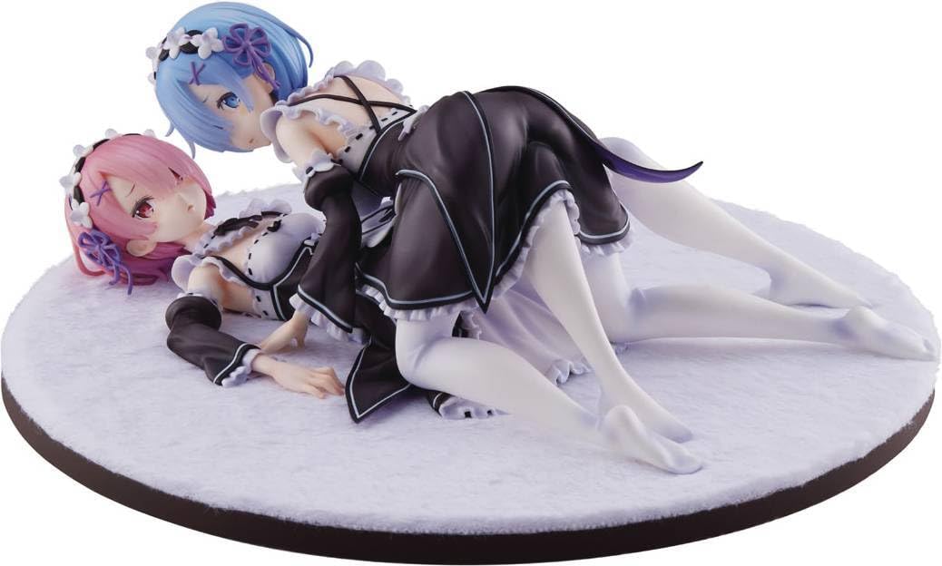 Furyu ReZero Ram & Rem F:Nex 1/7 Scale Figures Collectible Set- Japan Figure Store - #1 Bring To You The Best Japanese Goods