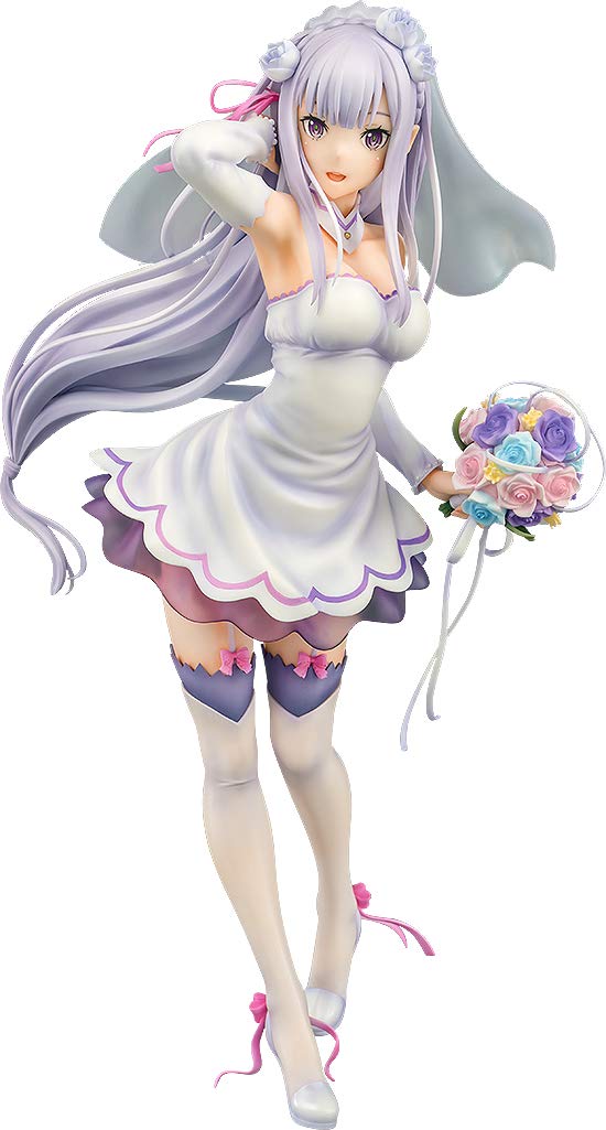 Phat Company ReZero Emilia Wedding Ver 1/7 Scale ABS PVC Prepainted Figure