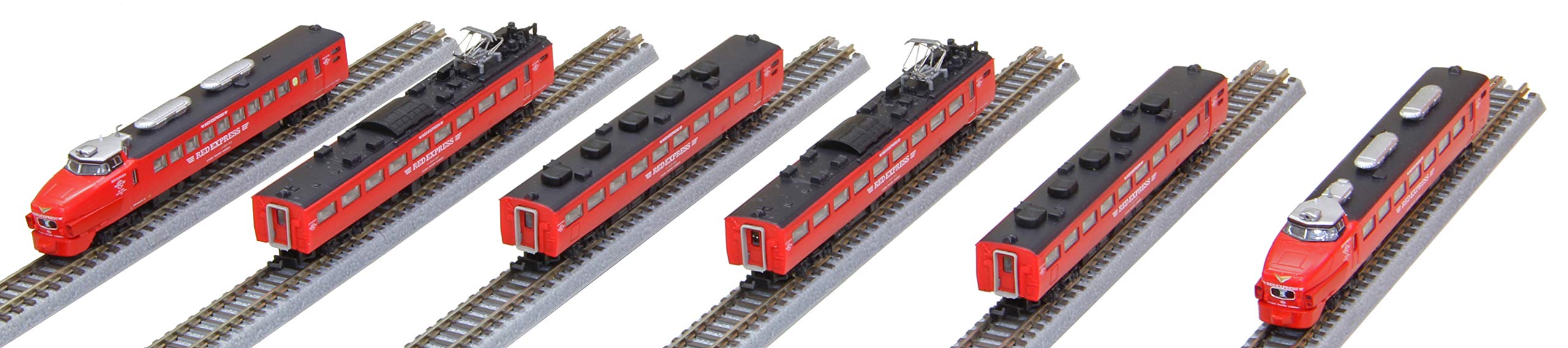 Rokuhan Z Gauge Red Express Nichirin 6-Car Set 485 Series Limited Model Train- Japan Figure Store - #1 Bring To You The Best Japanese Goods