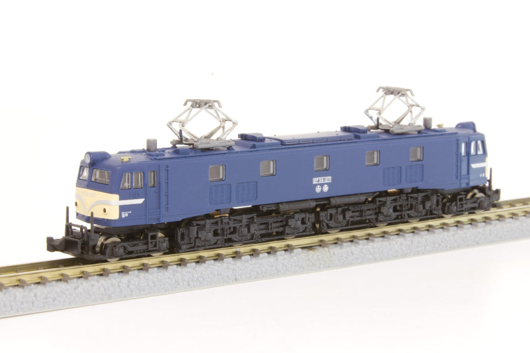 Rokuhan Z Gauge Model Blue Jnr Ef58 Type Small Window Electric Locomotive 127- Japan Figure Store - #1 Bring To You The Best Japanese Goods