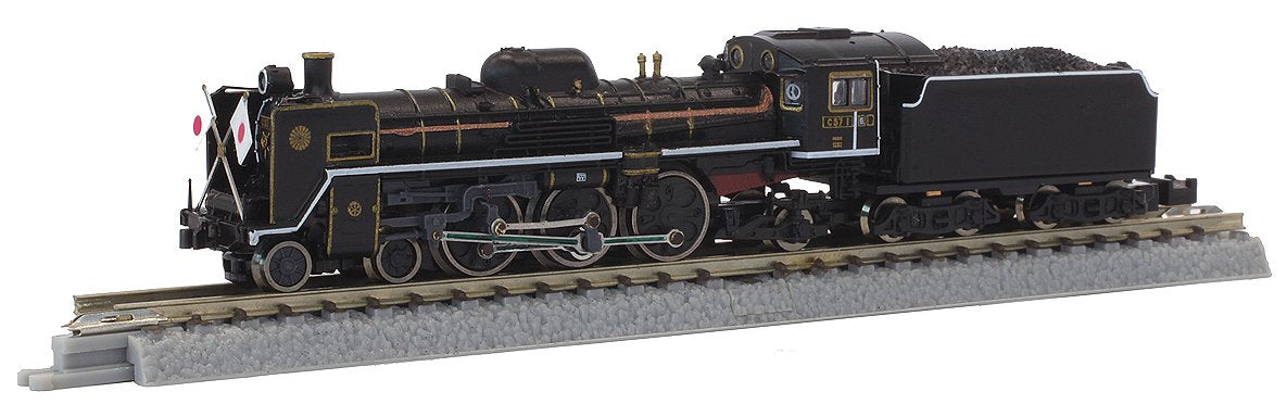 Rokuhan Z Gauge T027-3 JNR C57 Type 1 Steam Locomotive Model Train- Japan Figure Store - #1 Bring To You The Best Japanese Goods