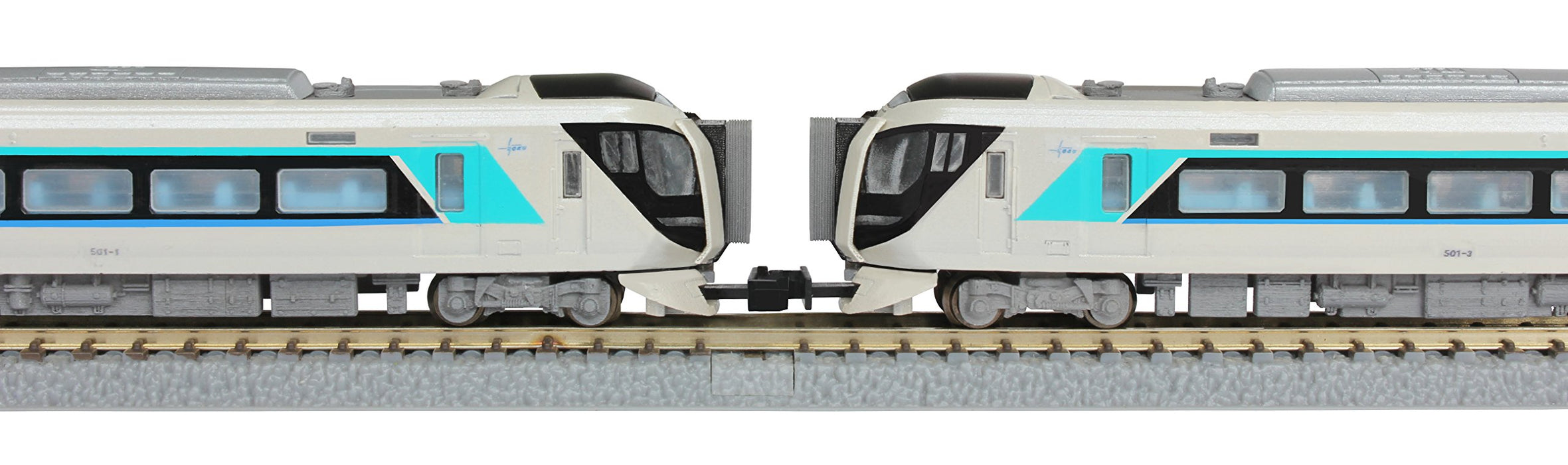 Rokuhan Tobu 500 Express Liberty Aizu 3-Car Set Z Gauge Railway Model Train- Japan Figure Store - #1 Bring To You The Best Japanese Goods