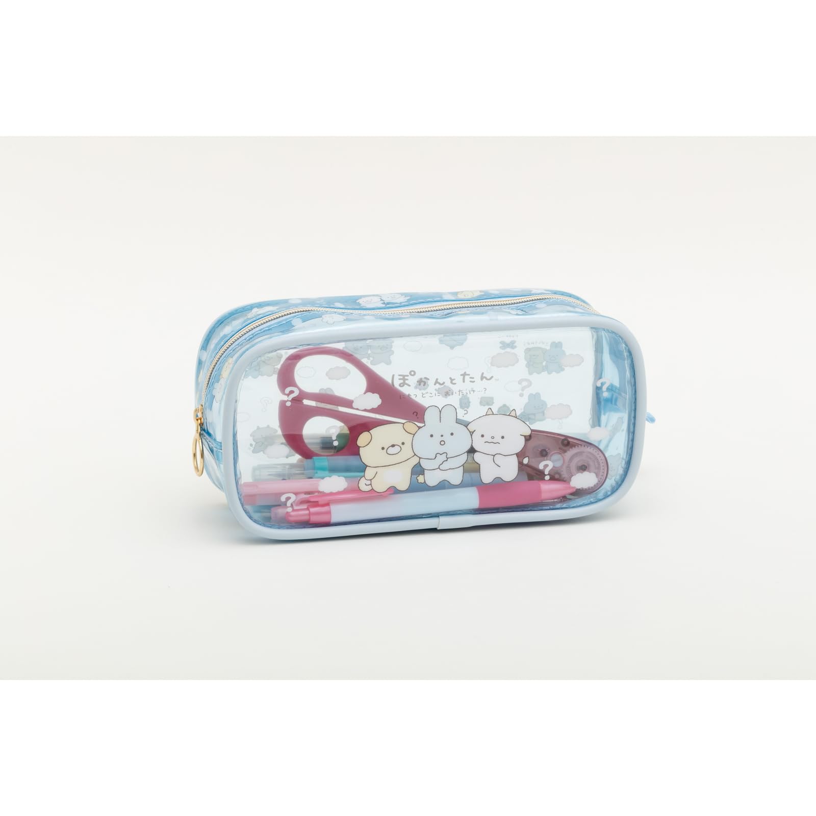 San-X Pokantotan Pen Pouch PT14801 - Cute & Durable Storage Solution- Japan Figure Store - #1 Bring To You The Best Japanese Goods