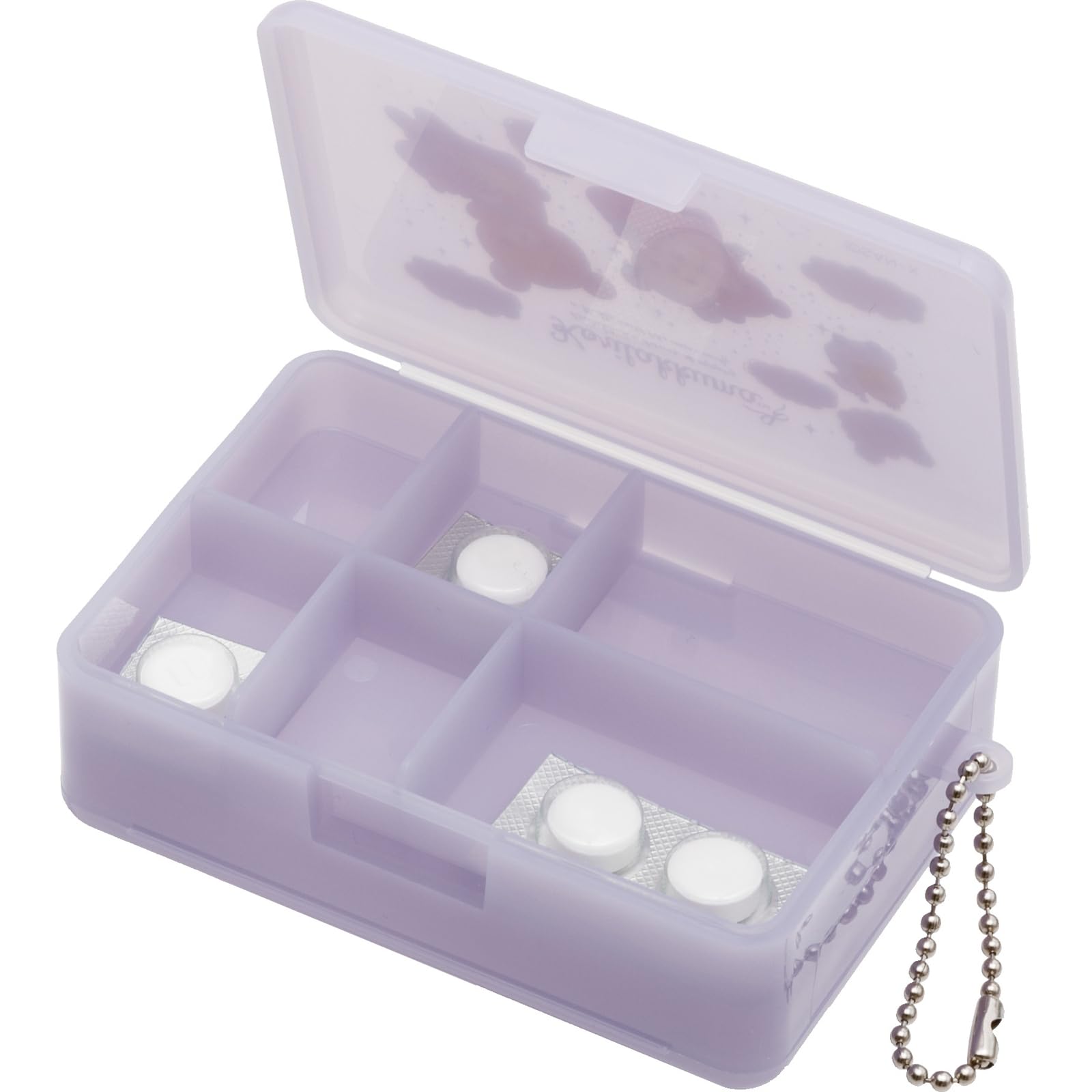 San-X Rilakkuma Pill Case Compact Travel Size 60x90x30mm- Japan Figure Store - #1 Bring To You The Best Japanese Goods