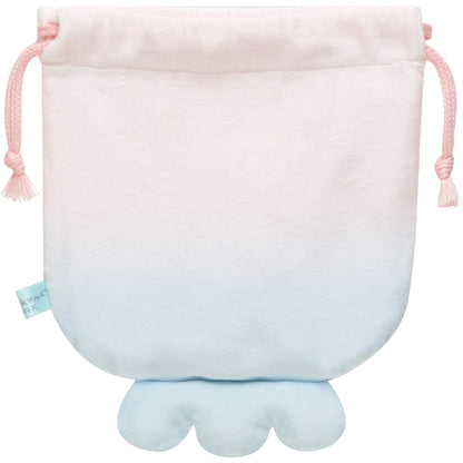 San-X Rilakkuma Kiiroitori Jellyfish Plush Drawstring Bag CA54502- Japan Figure Store - #1 Bring To You The Best Japanese Goods