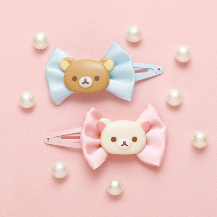 San-X Rilakkuma Everyone Is Full And Full Hairpin H9 X W7.6 X D1.2Cm- Japan Figure Store - #1 Bring To You The Best Japanese Goods