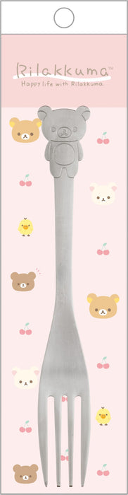 San-X Rilakkuma Stainless Steel Fork M Ka21101 - Durable Tableware- Japan Figure Store - #1 Bring To You The Best Japanese Goods