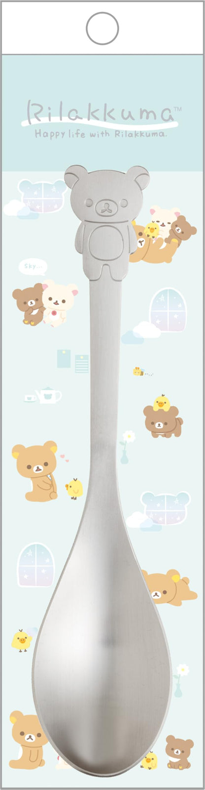 San-X Rilakkuma Stainless Steel Spoon Medium Size Ka20901- Japan Figure Store - #1 Bring To You The Best Japanese Goods