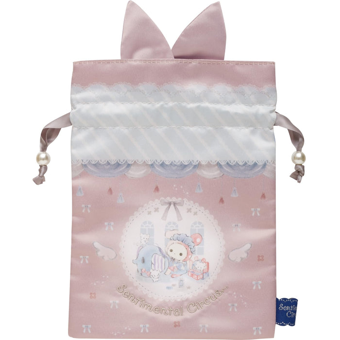 San-X Sentimental Circus Drawstring Bag for Kids - Model Ca50401- Japan Figure Store - #1 Bring To You The Best Japanese Goods