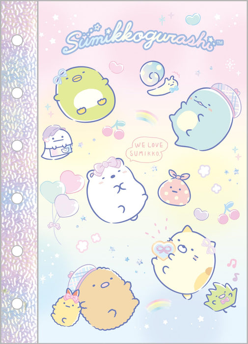 San-X Sumikko Gurashi 6-Hole Sticker Notebook Se58302 125x91x4mm- Japan Figure Store - #1 Bring To You The Best Japanese Goods