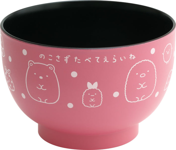 San-X Sumikko Gurashi Pink Bowl Ka11201 - Cute and Durable Kids Dish- Japan Figure Store - #1 Bring To You The Best Japanese Goods