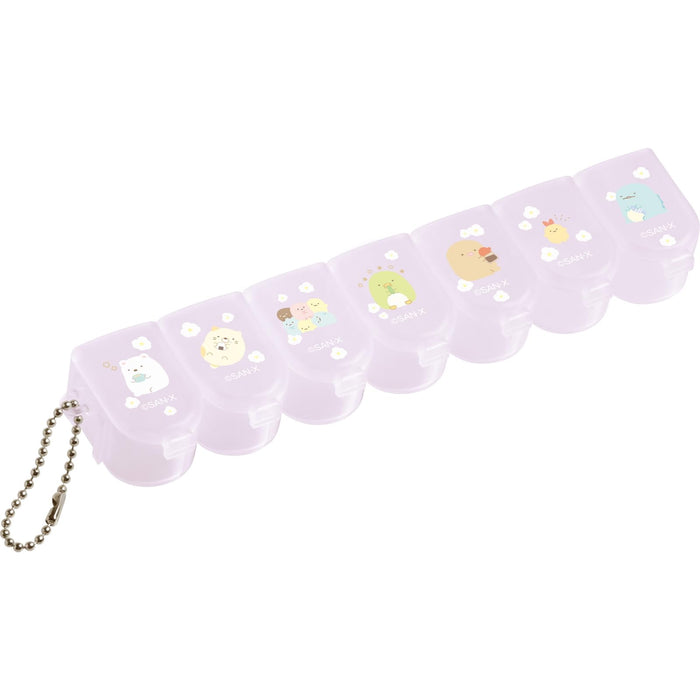 San-X Sumikko Gurashi Character Mix Purple Pill Case Fb54404- Japan Figure Store - #1 Bring To You The Best Japanese Goods