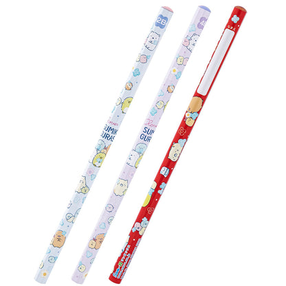 San-X Sumikko Gurashi Go Go School 2B 4B Red Pencil Set Dozen Ph13401- Japan Figure Store - #1 Bring To You The Best Japanese Goods