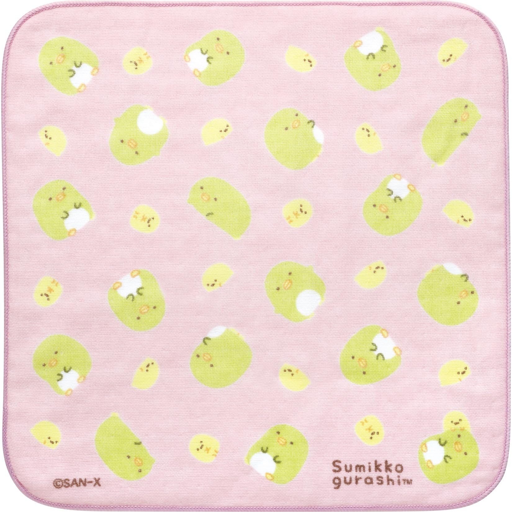 San-X Sumikko Gurashi Mini Towel Yellow Penguin and Tapioca 45x25cm- Japan Figure Store - #1 Bring To You The Best Japanese Goods