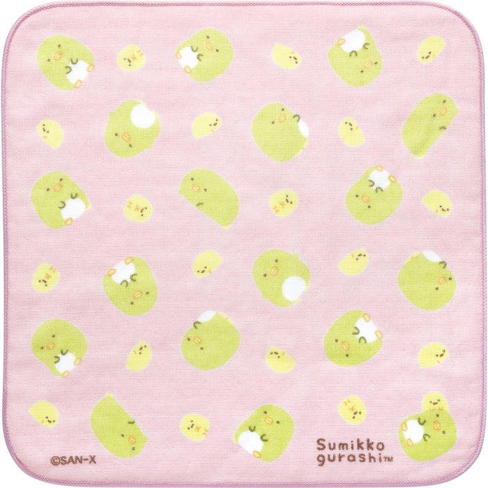 San-X Sumikko Gurashi Mini Towel Yellow Penguin and Tapioca 45x25cm- Japan Figure Store - #1 Bring To You The Best Japanese Goods