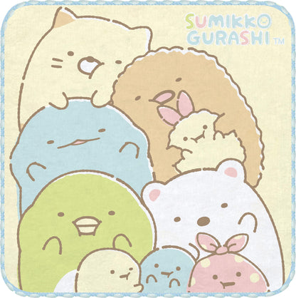 San-X Sumikko Gurashi Mini Towel Set of 3 Blue Cm45303 Soft Absorbent Towels- Japan Figure Store - #1 Bring To You The Best Japanese Goods