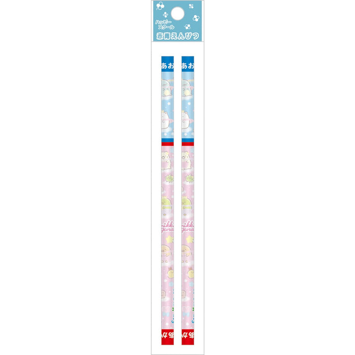 San-X Sumikko Gurashi Red and Blue Pencil PH19402 Classic Writing Tool- Japan Figure Store - #1 Bring To You The Best Japanese Goods