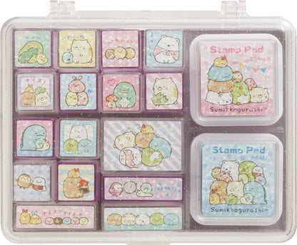 San-X Sumikko Gurashi Stamp Set FT70103 - Fun and Cute Stamps for Kids- Japan Figure Store - #1 Bring To You The Best Japanese Goods