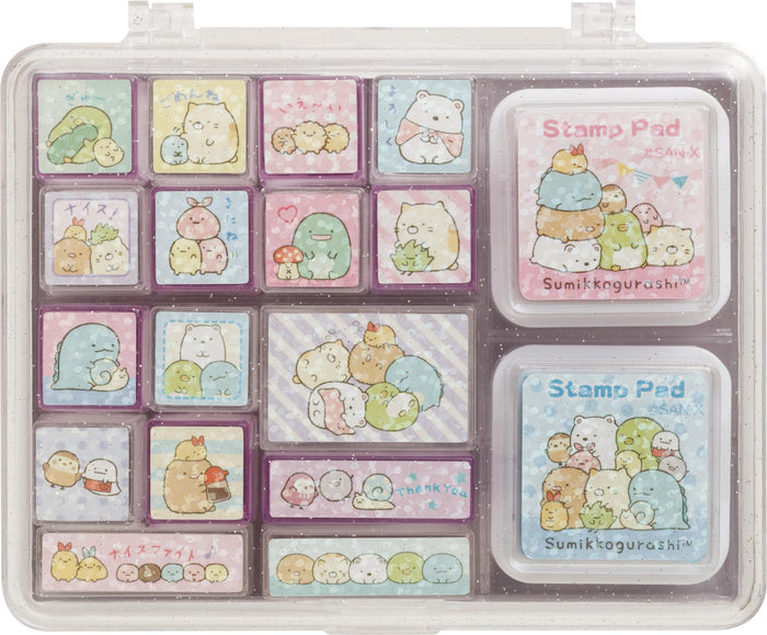 San-X Sumikko Gurashi Stamp Set FT70103 - Fun and Cute Stamps for Kids- Japan Figure Store - #1 Bring To You The Best Japanese Goods