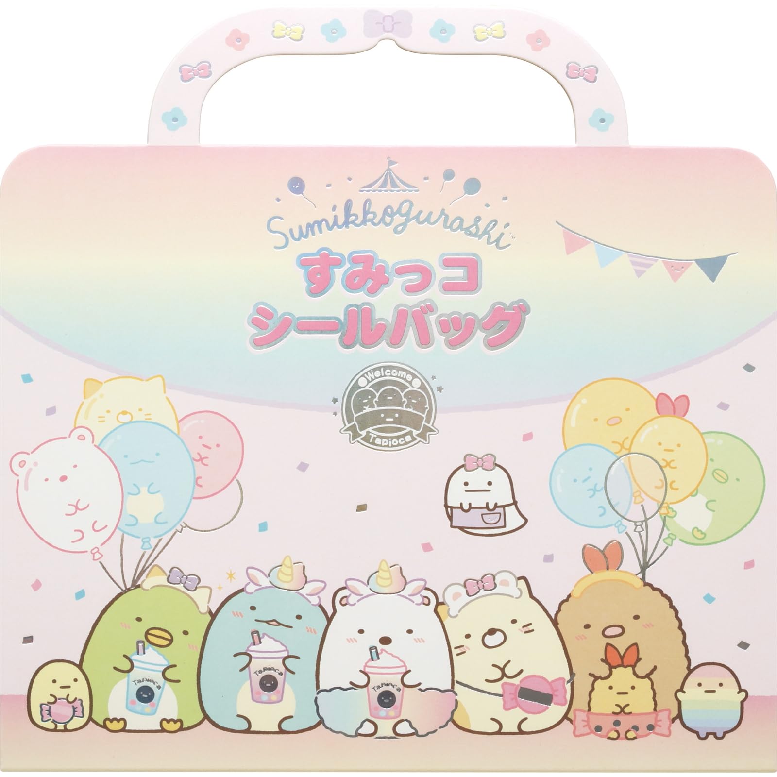 San-X Sumikko Gurashi Seal Bag SE60102 - Durable Convenient Storage- Japan Figure Store - #1 Bring To You The Best Japanese Goods