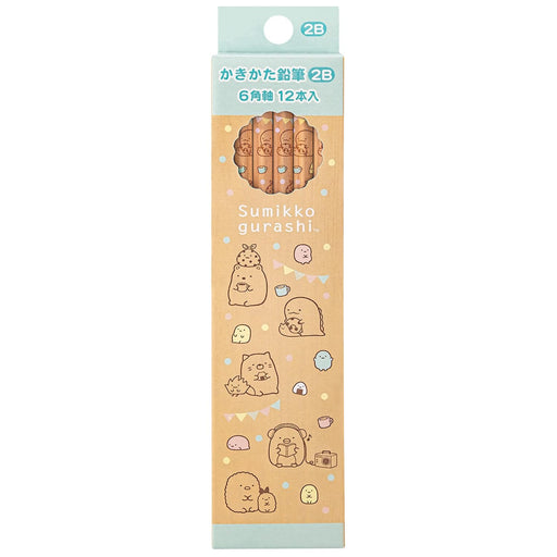 San-X Sumikko Gurashi Wooden 2B Pencils - 1 Dozen Model Ph18801- Japan Figure Store - #1 Bring To You The Best Japanese Goods