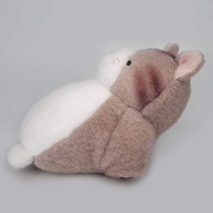 Sanei Boeki Chirumite Cat Plush Toy W11xD15xH12cm - Soft & Cuddly Stuffed Animal