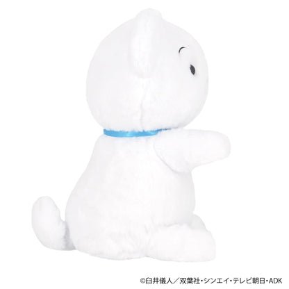 Sanei Boeki Crayon Shin-Chan Shiro Medium Plush Toy W23×D20×H31Cm- Japan Figure Store - #1 Bring To You The Best Japanese Goods