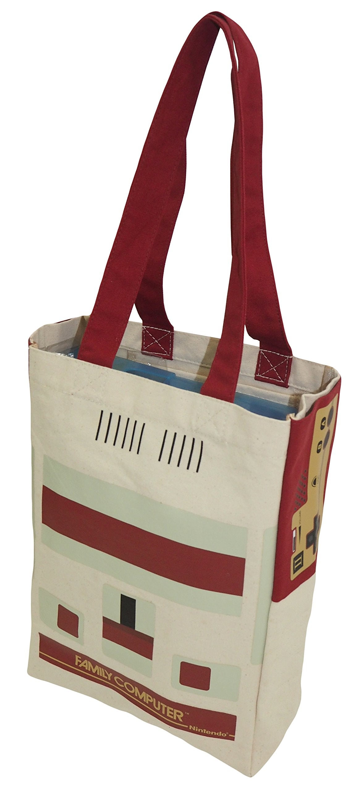 Sanei Boeki Family Computer Goods Tote Bag 25x11x36.5cm- Japan Figure Store - #1 Bring To You The Best Japanese Goods