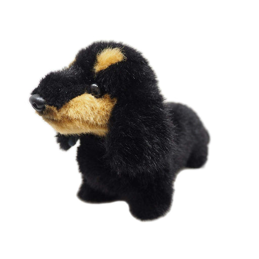 Sanei Boeki Dachshund Plush Toy - Black & Tan 26cm Standing Made in Japan- Japan Figure Store - #1 Bring To You The Best Japanese Goods