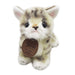 Sanei Boeki Graceful Reproduction Kitten Miiya Grey Plush Toy 15cm Made in Japan- Japan Figure Store - #1 Bring To You The Best Japanese Goods