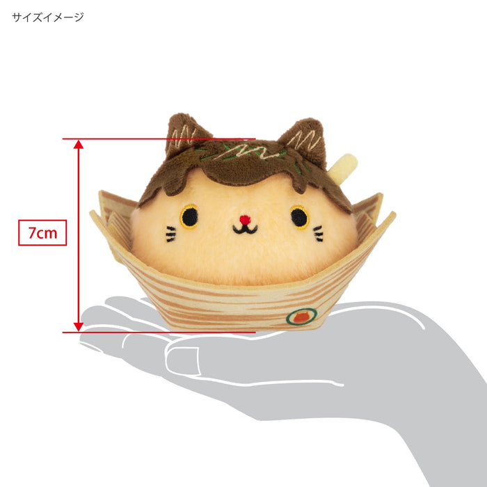 Sanei Boeki Local Dumplings Takoyaki Nekodango Osaka Plush Toy 11x8x8Cm- Japan Figure Store - #1 Bring To You The Best Japanese Goods