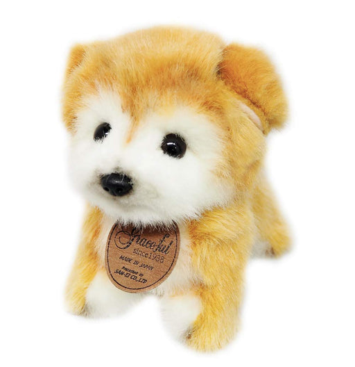 Sanei Boeki Graceful Puppy Series Akita Dog Plush Toy 17cm Made In Japan- Japan Figure Store - #1 Bring To You The Best Japanese Goods