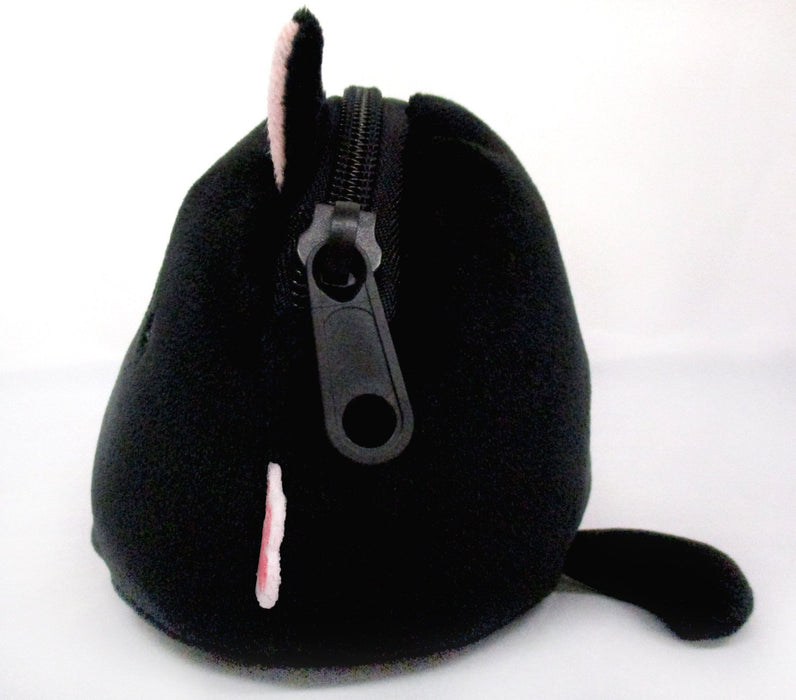 Sanei Boeki Nekodango Omochi Pochi Black Plush Toy 10Cm Tall- Japan Figure Store - #1 Bring To You The Best Japanese Goods