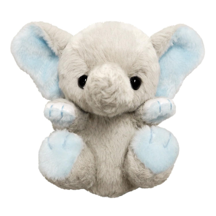 Sanei Boeki Kyunkoro Elephant Plush Toy W10xD12xH12cm Soft Cuddly Animal- Japan Figure Store - #1 Bring To You The Best Japanese Goods