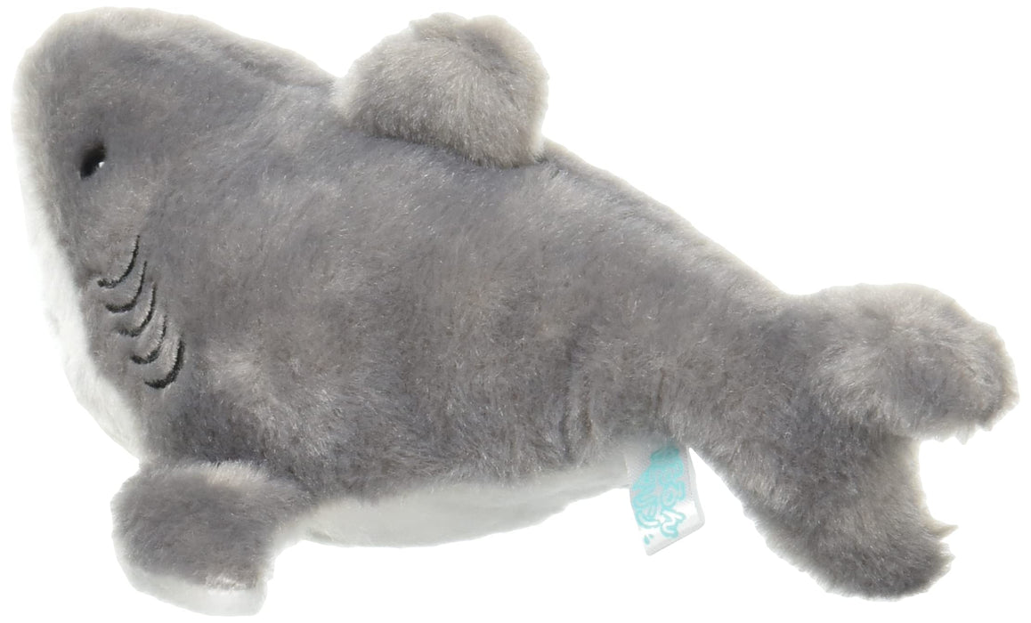 Sanei Boeki Plush Toy Pururun Marine Great White Shark 5.5x17x5.5Cm- Japan Figure Store - #1 Bring To You The Best Japanese Goods