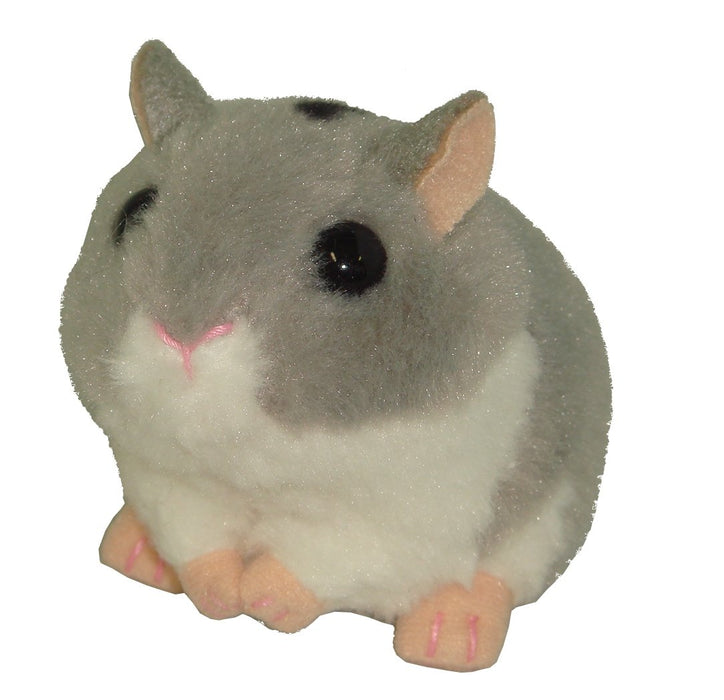Sanei Boeki Trembling Djungarian Hamster Plush Toy Blue Sapphire 6.5x9.5x7.5cm- Japan Figure Store - #1 Bring To You The Best Japanese Goods
