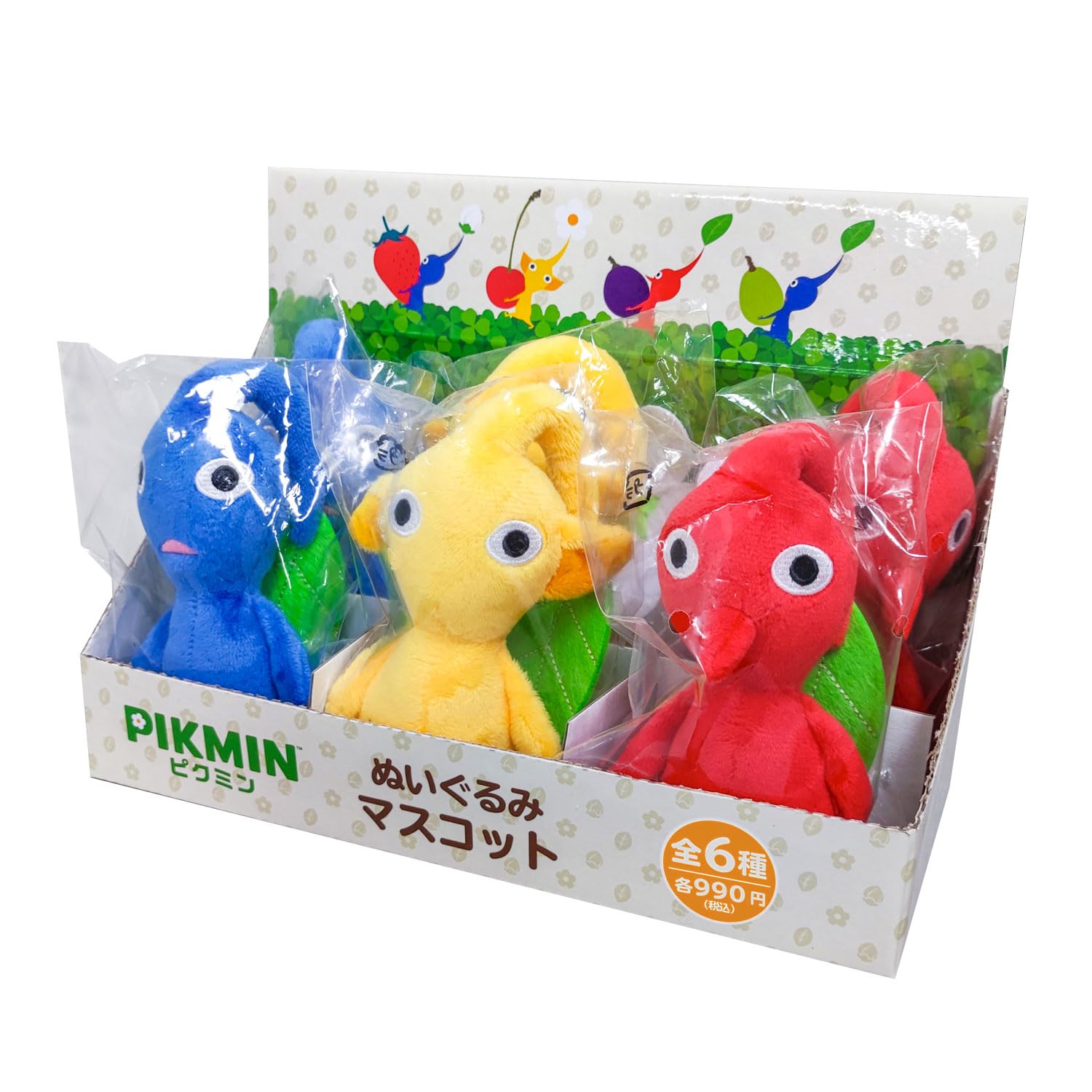 Sanei Boeki Pikmin Plush Mascot Box 5.5x10x13cm- Japan Figure Store - #1 Bring To You The Best Japanese Goods